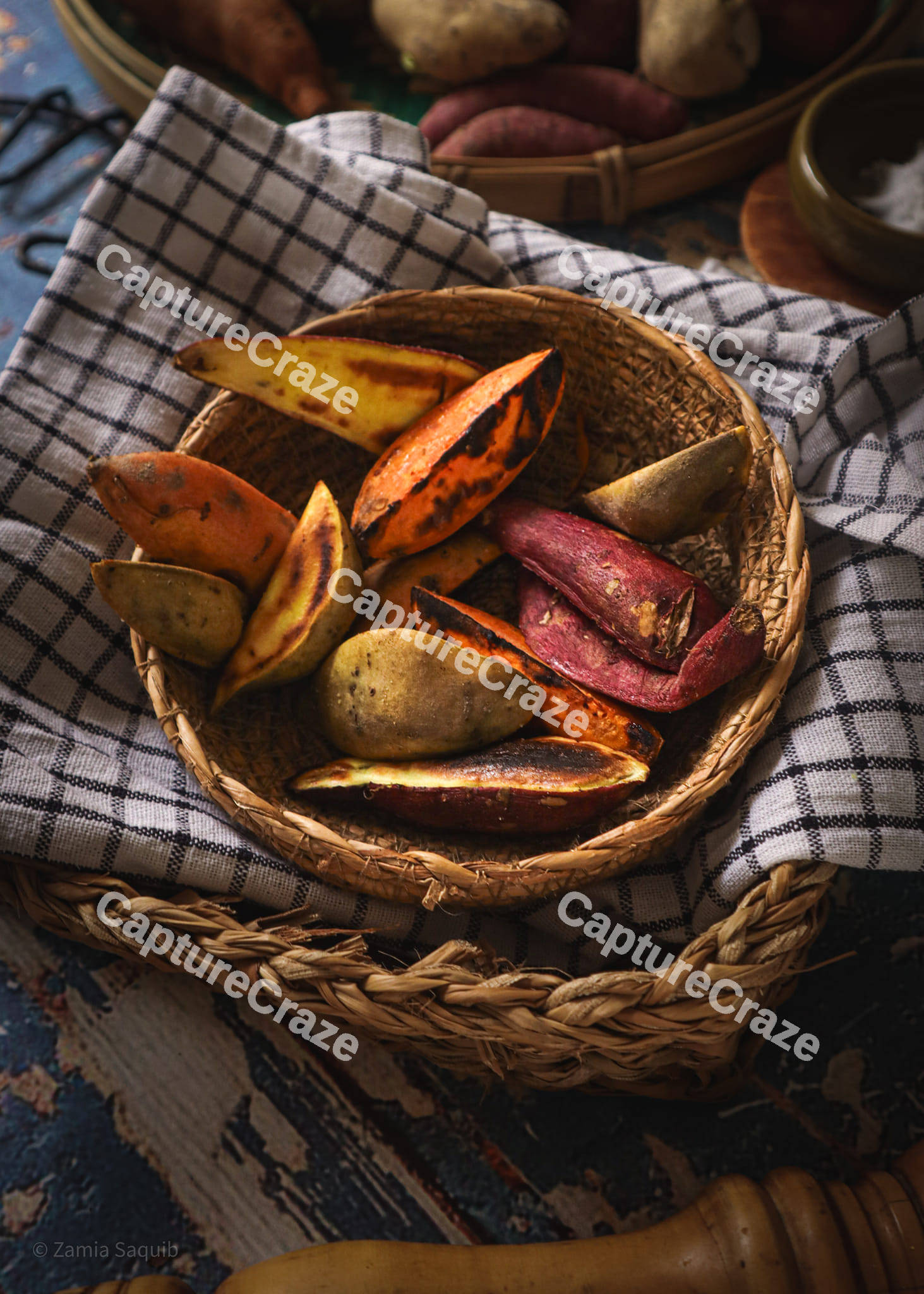 Roasted sweet potato